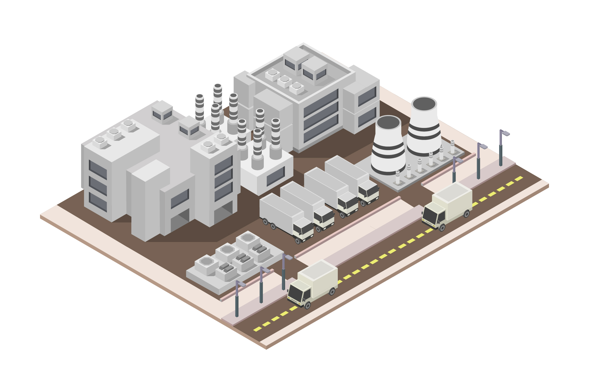 centrale nucleare isometrica 9